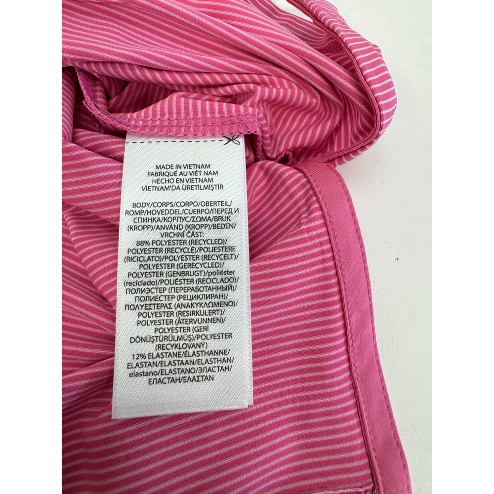 NWT RLX Ralph Lauren Pink White Striped Stretch Golf Polo Shirt Men's XL $110 - Picture 9 of 9